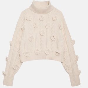 FOR LOVE & LEMONS MARTINA CROPPED SWEATER